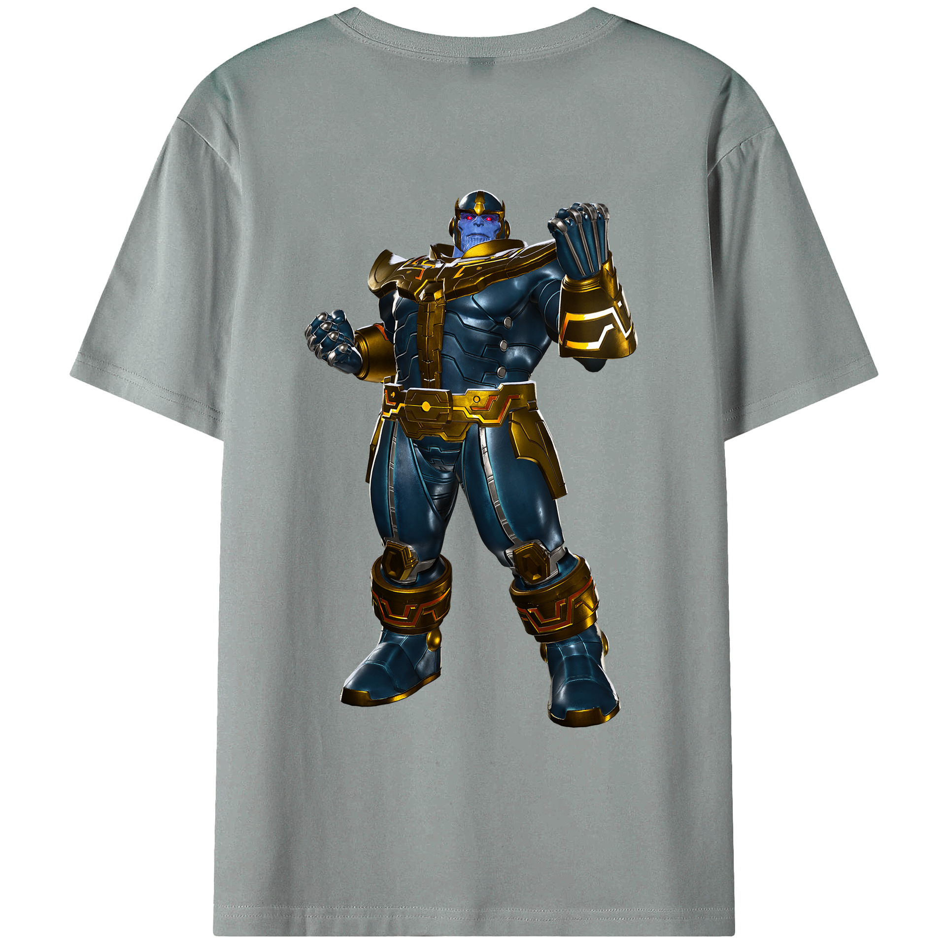 （画像用） アベンジャーズ The Avengers 綿100％ メンズ半袖Tシャツ（バックプリント） 通気性